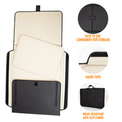 Portable Jigsaw Puzzle Board Table Mat Puzzle Caddy Organizer Premium Puzzle Carrier for Travel and Storage with 2 Sorting Trays Non-Slip Surface 80x55cm