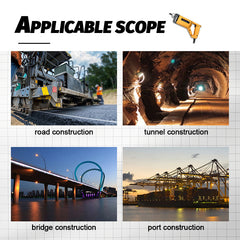 Alston 1800W Portable Handheld Electric Concrete Cement Mixing with Flexible Hose