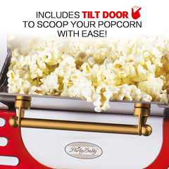 Popcorn Machine Popcorn Maker Corn Popper 310W Machine Popper With Warming Light and Accessories Easy to Use Commercial Fully Automatic Popcorn