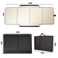 Portable Jigsaw Puzzle Board Table Mat Puzzle Caddy Organizer Premium Puzzle Carrier for Travel and Storage with 2 Sorting Trays Non-Slip Surface 80x55cm