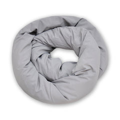2Pcs Travel Pillow Wrap Comfort Adjustable Neck Support Pillow Scarf for Airplane Travel Sleep Nap Machine Washable and Portable Soft Neck Pillow Grey