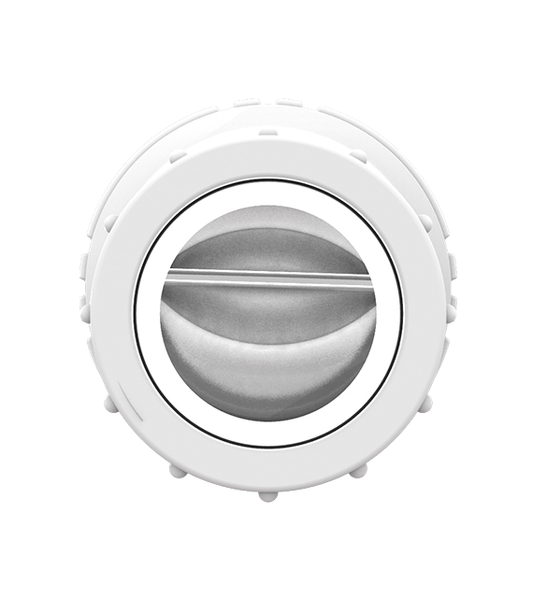 SEAFLO 2-Inch PVC Check Valve for RV Plumbing 鈥?Marine-Grade EPDM Seal Corrosion-Proof Design, Compact Vertical Drain