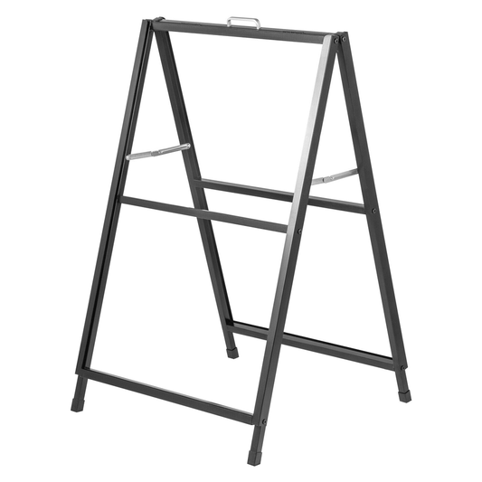 A1 Frame Sign Double Sided Poster Board Outdoor Display Advertising Stand 60x90cm Portable Sidewalk Sign Freestanding for Bars Cafes Events Shops