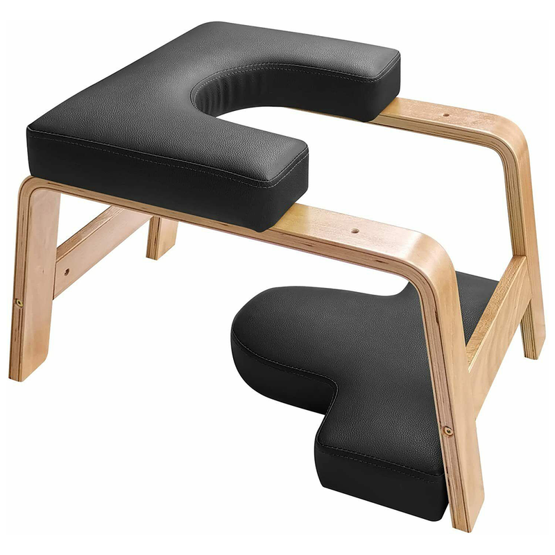 Stand Yoga Chair Wood Headstand Bench