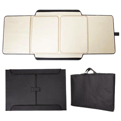 Portable Jigsaw Puzzle Board Table Mat Puzzle Caddy Organizer Premium Puzzle Carrier for Travel and Storage with 2 Sorting Trays Non-Slip Surface 80x55cm