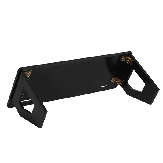 Portable Soccer Rebound Board 100x42x40cm Black PE Training Equipment for Soccer Practice Shooting Passing Ball Control Durable Polyethylene