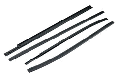Outer Door Weather Window Rubber Seals Fit for Ford Ranger 2019-2023 Series Moulding Trim Strips Car Modification Accessories Black 4Pcs