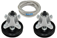 Heavy Duty V-Belt Spindle Kit for Troy Bilt TB42/Pony/1942 | OEM 618-04822/754-04060B 918-04950 Compatible | Ride-On Mower Repair Kit