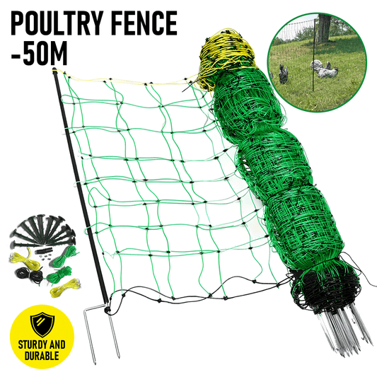 Electric Sheep Netting 50m x 108cm Secure Goat Sheep Calf Containment Farming