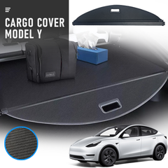 Tesla Model Y 2022-2023 Retractable Trunk Shelf Organizer Parcel Shelf Heavy-Duty Cargo Blinder Quick-Release Mechanism | Camping Urban Privacy Accessories
