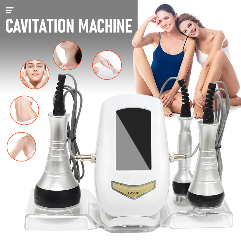 3-IN-1 40KHZ Ultrasonic  Cavitation Machine RF Radio Frequency Fat Burner Beauty Device Body Massager Body Slimming Machine for Facе Aгm Wаist Bеlly Lеg