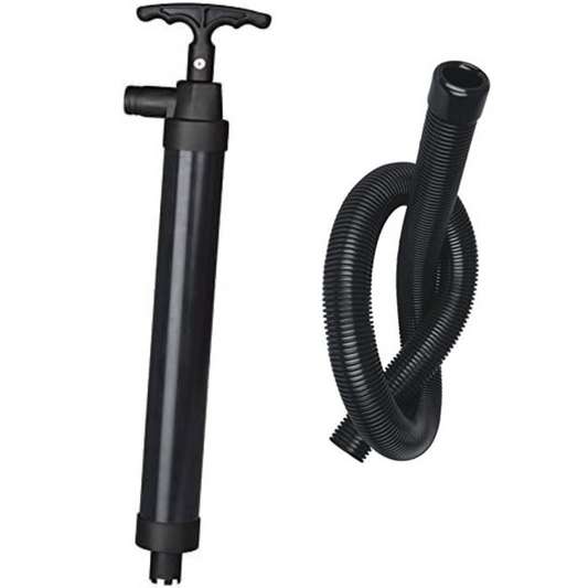 Seaflo Compact Manual Self-Priming Pump – 12 GPM, 25mm Hose, PP EPDM Construction, High Flow, Comfortable Grip, for Bilge/RV/Canoe/Boat Backup