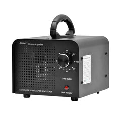 100W 0zone Generator 100000mg/h High Output Capacity O3 Air Purifier Ozone Machine with Adjustable Timer Odor Removal for Home Office Pet Smoke Black