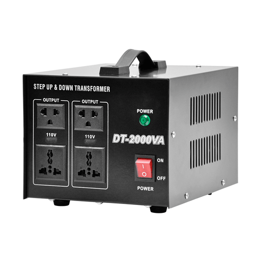 2000VA Step Up/Down Transformer Stepdown Voltage Converter 220V/240V to 110V Fit for Change Voltage with AU Plug Circuit Protection