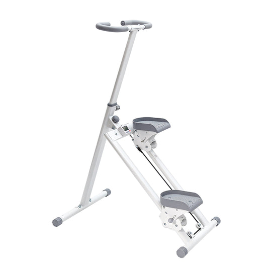 Foldable Stair Stepper for Home Gym Exercise Height Adjustable Vertical Climber Machine 150kg Loading Capacity with Digital Display for Full-Body Workout