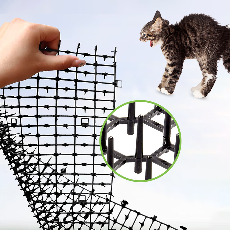 4M Cat Scat Mat Spikes Deterrent Fence Protector