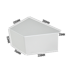 Side Console Boat Switch Panel Sounder Mount Alloy Bracket Fish Finder Mount Oxidation Aluminium