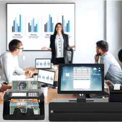 Automatic Money Counter Bill Counter High Speed Cash Bill Counting with UV MG IR Counterfeit Detection and Large Digital Display for Australia Banknotes