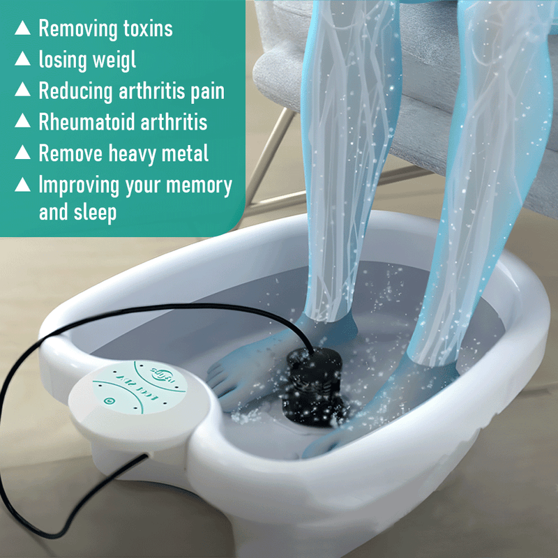 Ionic Foot Detox Bath Spa Machine Ion Cleanse Massage Health Care Tool Set