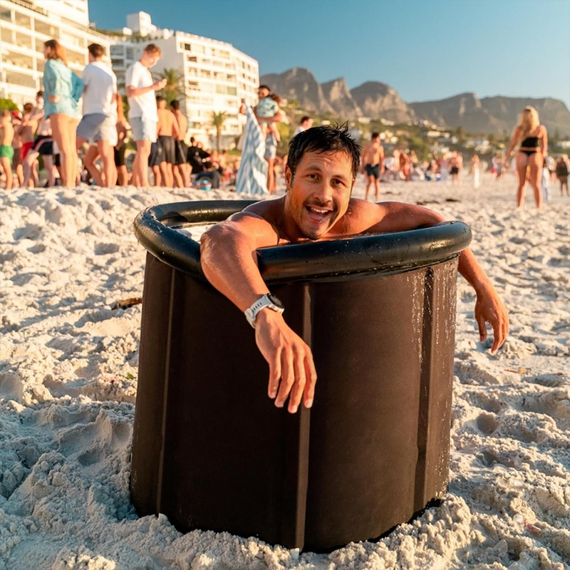 Portable Ice Bath Tub for Athletes - 350L Cold Water Therapy and Hot Tub