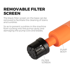 SEAFLO Submersible Inline Pump 6m Head SFSP1-G280-02B 12V 280GPH Transfer Pump Food Grade Fresh Water Seawater Diesel Pump Portable Marine RV Utility