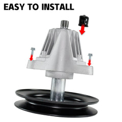 Heavy Duty V-Belt Spindle Kit for Troy Bilt TB42/Pony/1942 | OEM 618-04822/754-04060B 918-04950 Compatible | Ride-On Mower Repair Kit