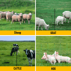 Electric Sheep Netting 50m x 108cm Secure Goat Sheep Calf Containment Farming