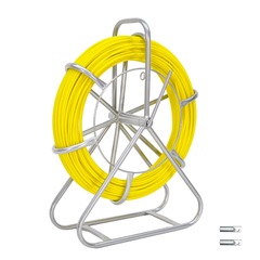 Alston 4.5mm 100M Fish Tape Fiberglass Rodder with Steel Reel Cage Cable Duct Rodder Snake Telstra NBN Tool Non-Conduct