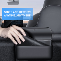 TPE Car Boot Organiser Australia | No-Sew Stitching Odourless Design | Reusable Velcro for Door/Center Console | Camping/Office Storage Box