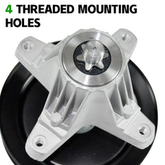 Heavy Duty V-Belt Spindle Kit for Troy Bilt TB42/Pony/1942 | OEM 618-04822/754-04060B 918-04950 Compatible | Ride-On Mower Repair Kit