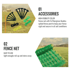 Electric Sheep Netting 50m x 108cm Secure Goat Sheep Calf Containment Farming