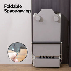 Pilates Reformer Foldable Pilates Machine Core Pilates Bed Max Load 120kg with Adjustable Resistance Fit Various Heights for Home Gym Workouts Save Space