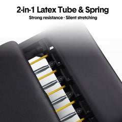 Pilates Reformer Foldable Pilates Machine Core Pilates Bed Max Load 120kg with Adjustable Resistance Fit Various Heights for Home Gym Workouts Save Space