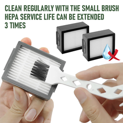 Vacuum Parts Kit Replacement Parts for iRobot Roomba i7 i7 Plus i8 j7 i4 i3 E5 E6 E7 Include 4 Roller Brushes 6 Filters 6 Side Brushes 8 Dust Bags