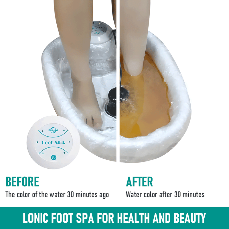 Ionic Foot Detox Bath Spa Machine Ion Cleanse Massage Health Care Tool Set