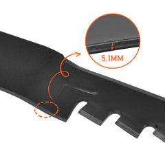 2pcs Replacement Lawn Mower Toothed Blades Aluminum Alloy Set Fits For John Deere Using 7 Point Star Centre Mower Accessories