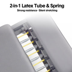 Pilates Reformer Foldable Pilates Machine Core Pilates Bed Max Load 120kg with Adjustable Resistance Fit Various Heights for Home Gym Workouts Save Space