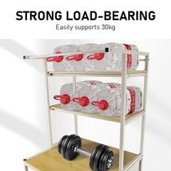 Heavy Duty Metal 3-Tier Over Washing Machine Storage Rack Shelf Strong Bearing Organizer Stand for Front Load Washing Machine Dryer Space Saving