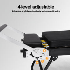 Pilates Reformer Foldable Pilates Machine Core Pilates Bed Max Load 120kg with Adjustable Resistance Fit Various Heights for Home Gym Workouts Save Space