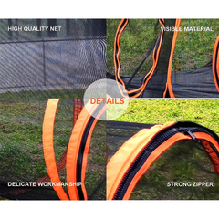 6 in1 Outdoor Portable Pet Cat Playpen Folding Pop Up Mesh Play Tent Tunnel House Enclosures Portable with Storage Bag for Indoor and Outdoor