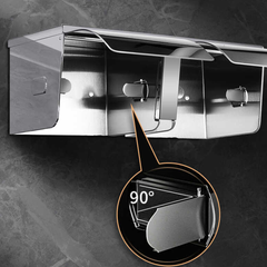 304 Toilet Paper Dispenser for High-Traffic Aussie Spaces - Waterproof Hospital-Grade Easy Install with Screws Low-Maintenance Bathroom Fixture