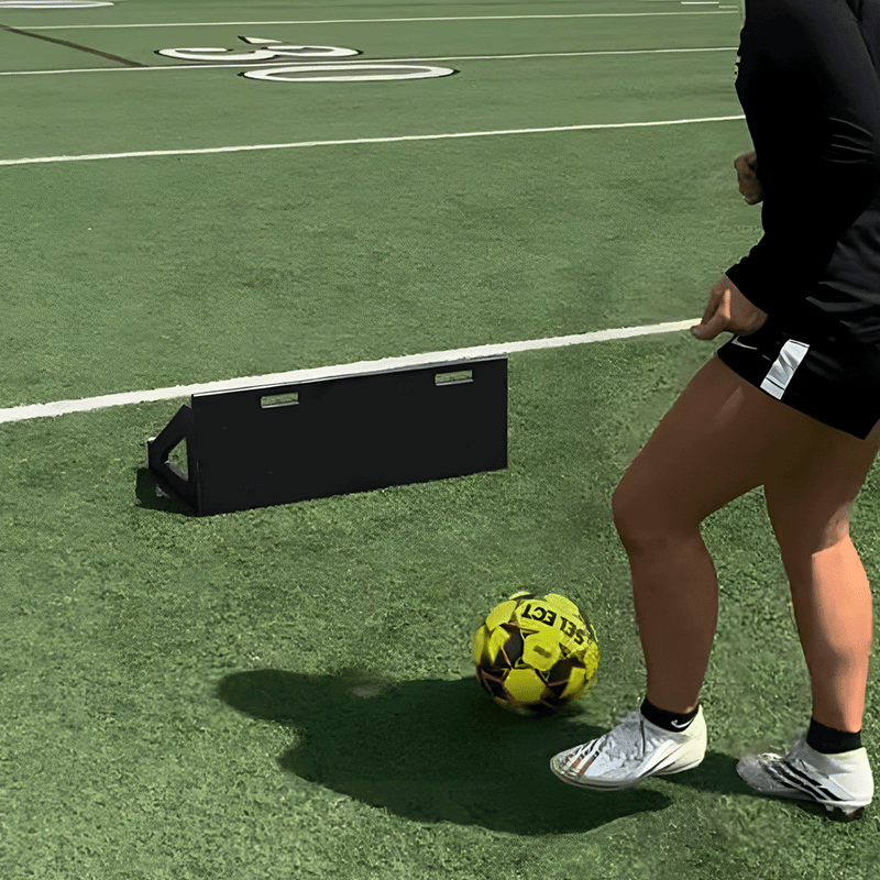 Portable Soccer Rebound Board Soccer Training Shooting Practice Outdoor Black