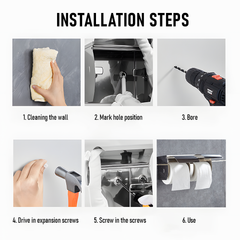 304 Toilet Paper Dispenser for High-Traffic Aussie Spaces - Waterproof Hospital-Grade Easy Install with Screws Low-Maintenance Bathroom Fixture