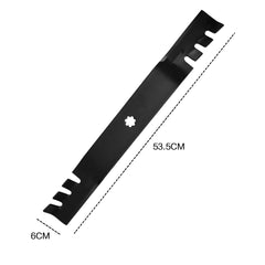 2pcs Replacement Lawn Mower Toothed Blades Aluminum Alloy Set Fits For John Deere Using 7 Point Star Centre Mower Accessories