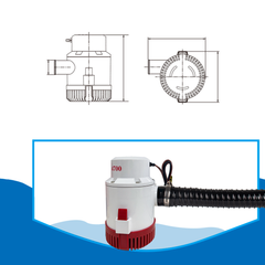 SEAFLO 12V 4700 GPH Bilge Pump Boat Marine Yacht Submersible
