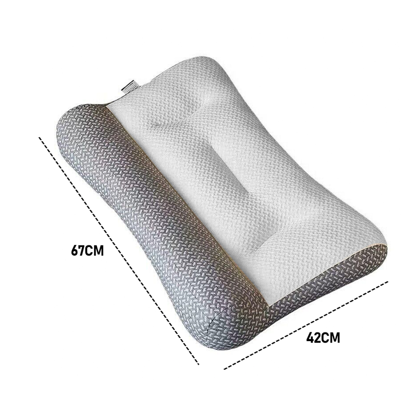 Ergonomic Adjustable Contour Cervical Pillow for Optimal Orthopedic Support AU