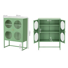 Artiss Buffet Sideboard Metal Cabinet - ELLA Green