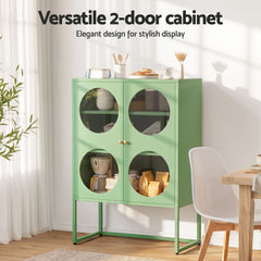 Artiss Buffet Sideboard Metal Cabinet - ELLA Green
