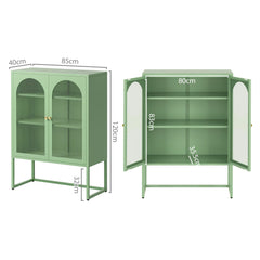 Artiss Buffet Sideboard Metal Cabinet - ELMA Green