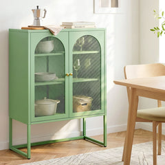 Artiss Buffet Sideboard Metal Cabinet - ELMA Green